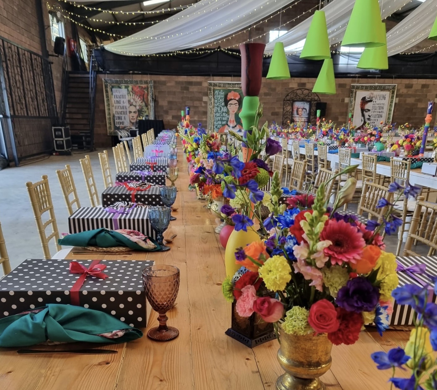 Corporate event setup at The Venue